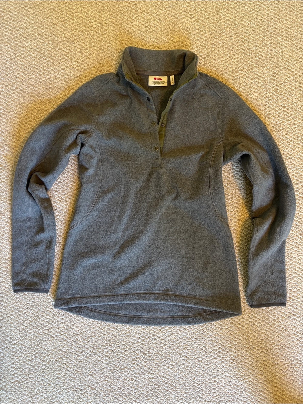 Fjallraven Gray Women's Fleece Pullover Size S Small